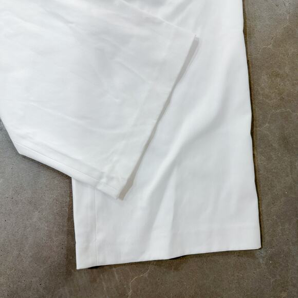 Antonio Melani Tiana Straight Leg Button Fly High Rise Pants Slacks White 14 NWT - Picture 5 of 10